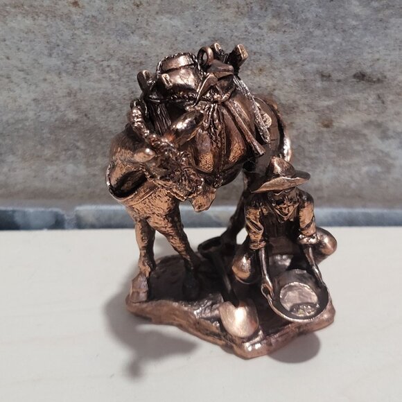 Hallmark Keepsake Ornament 1999 Prospector The Old West Collectors Series Copper - Picture 8 of 11